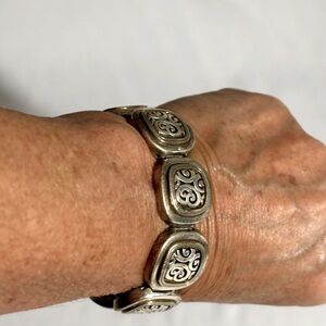 Brighton Chunky Link Bracelet-7"  Silver Plated - Lovely